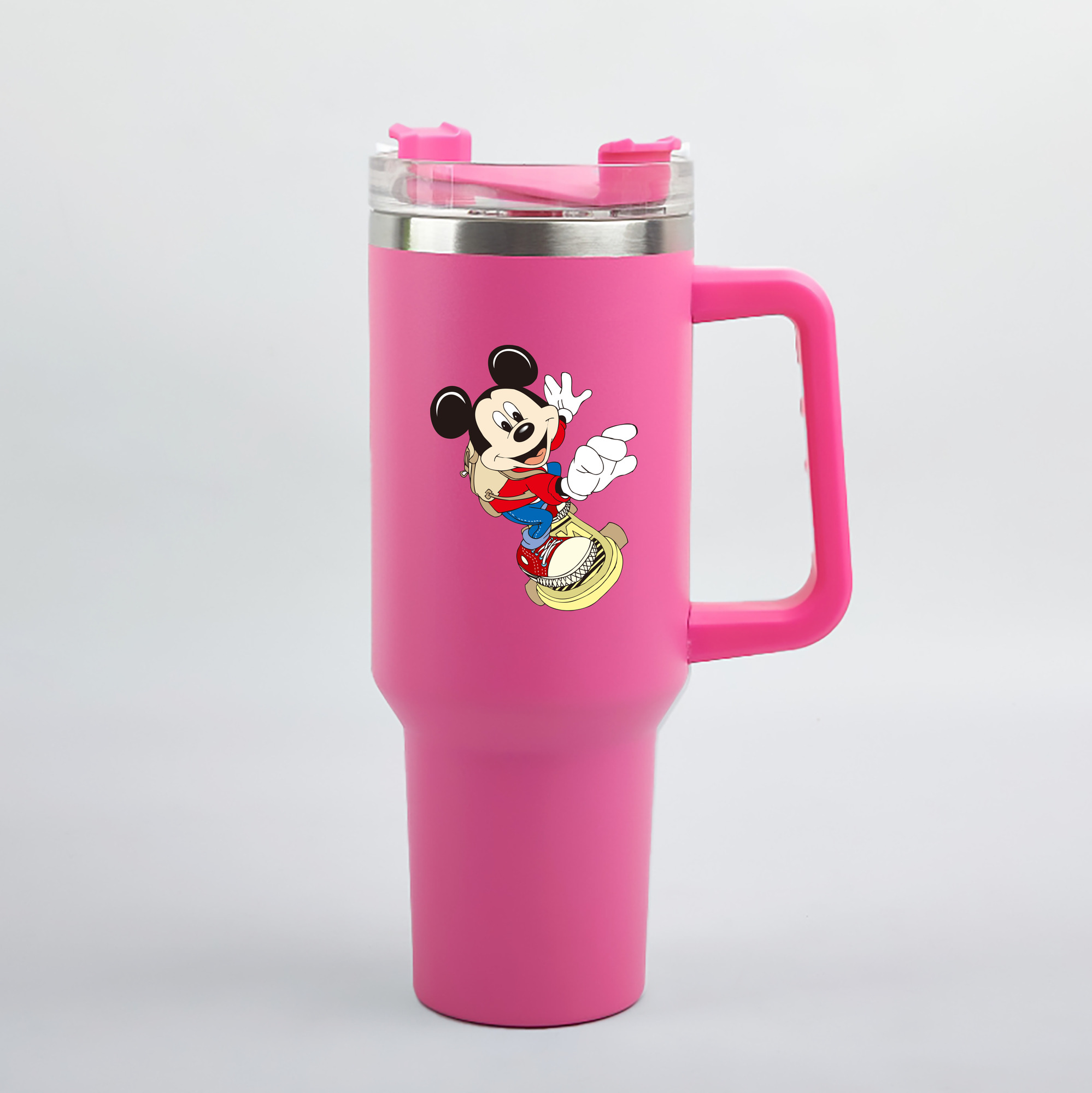 （画像用） ミッキーマウス Mickey Mouse 1200mL車用タンブラー（カラープリント）